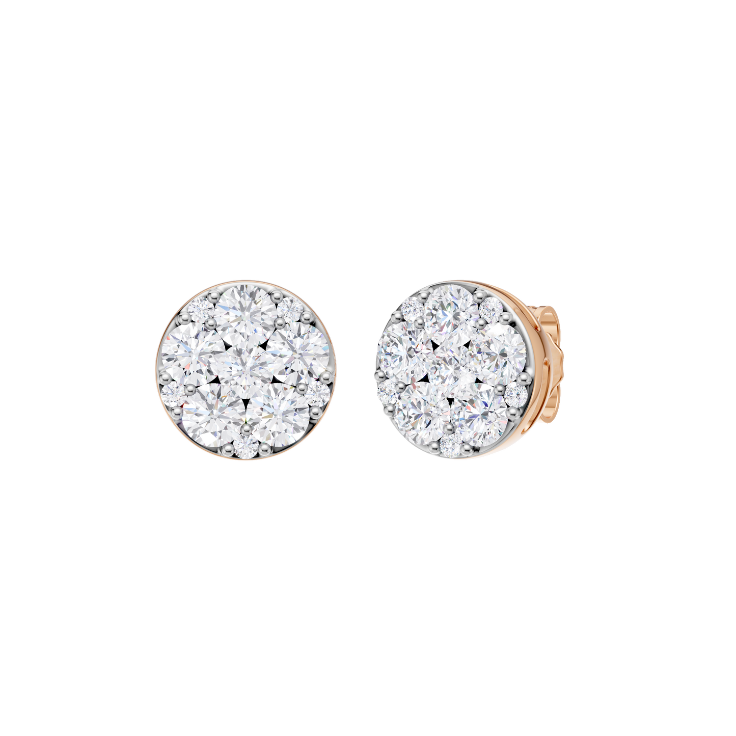 2.00ct Round Certified Lab Diamond Earring