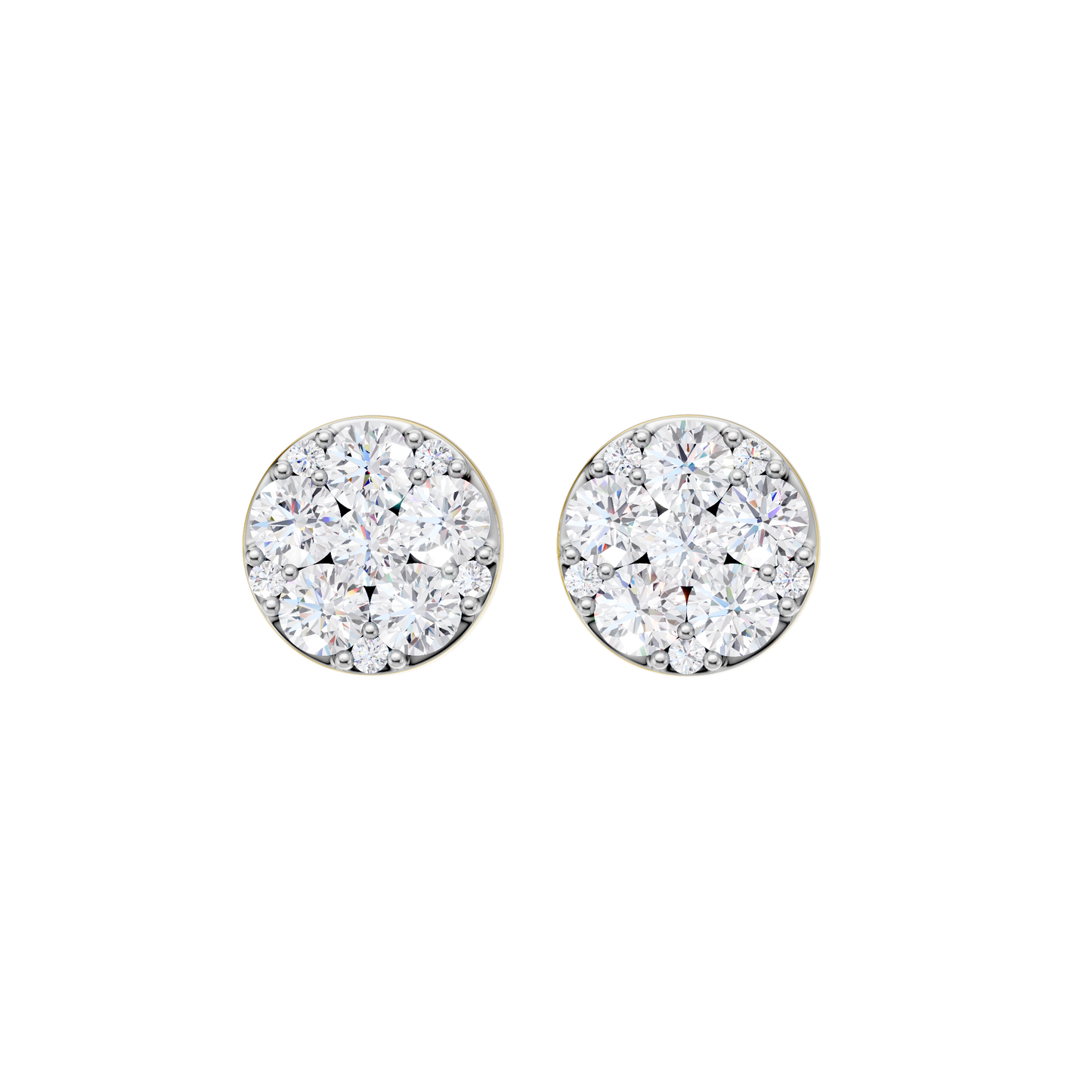 2.00ct Round Certified Lab Diamond Earring