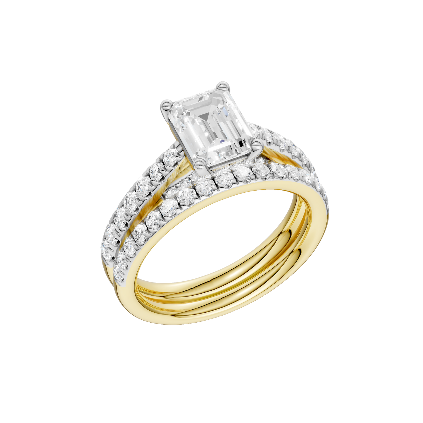 2.33ct Emerald Certified Solitaire Lab Diamond Ring