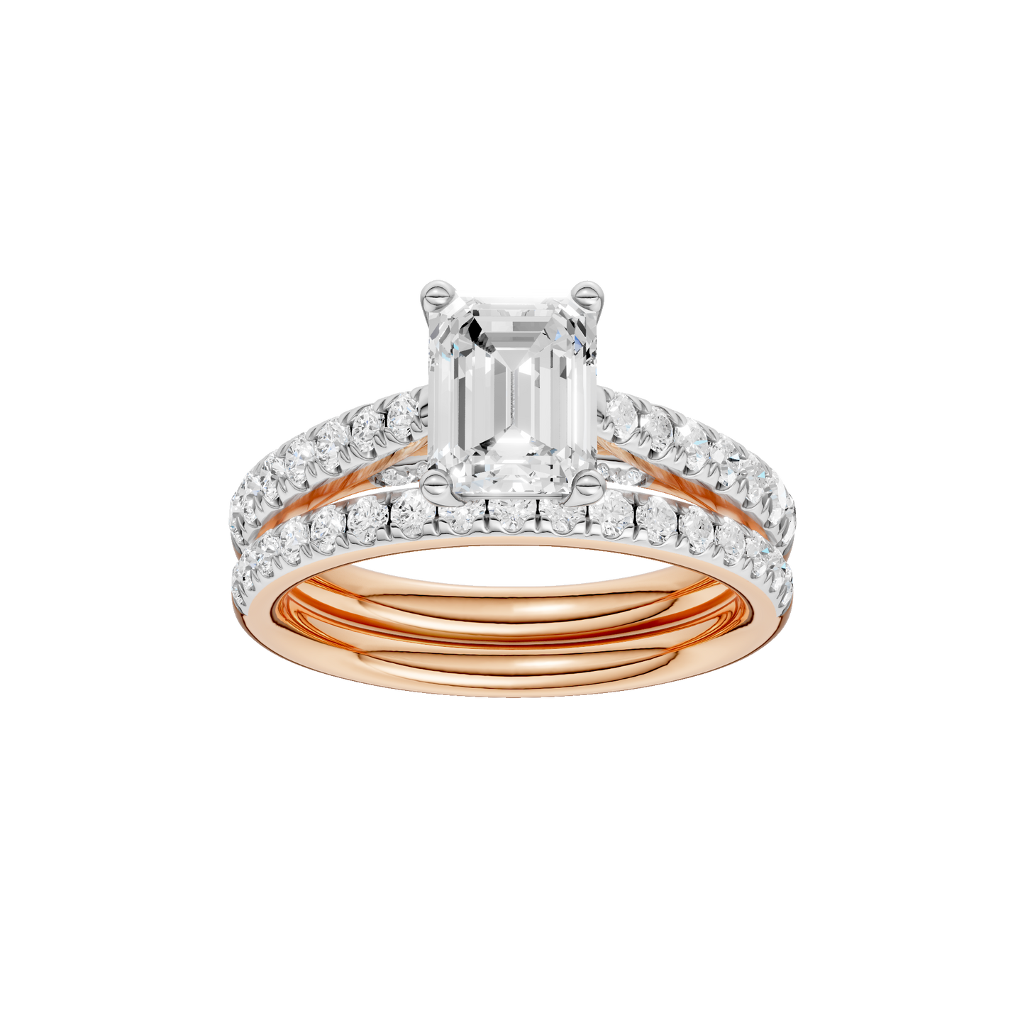 2.33ct Emerald Certified Solitaire Lab Diamond Ring