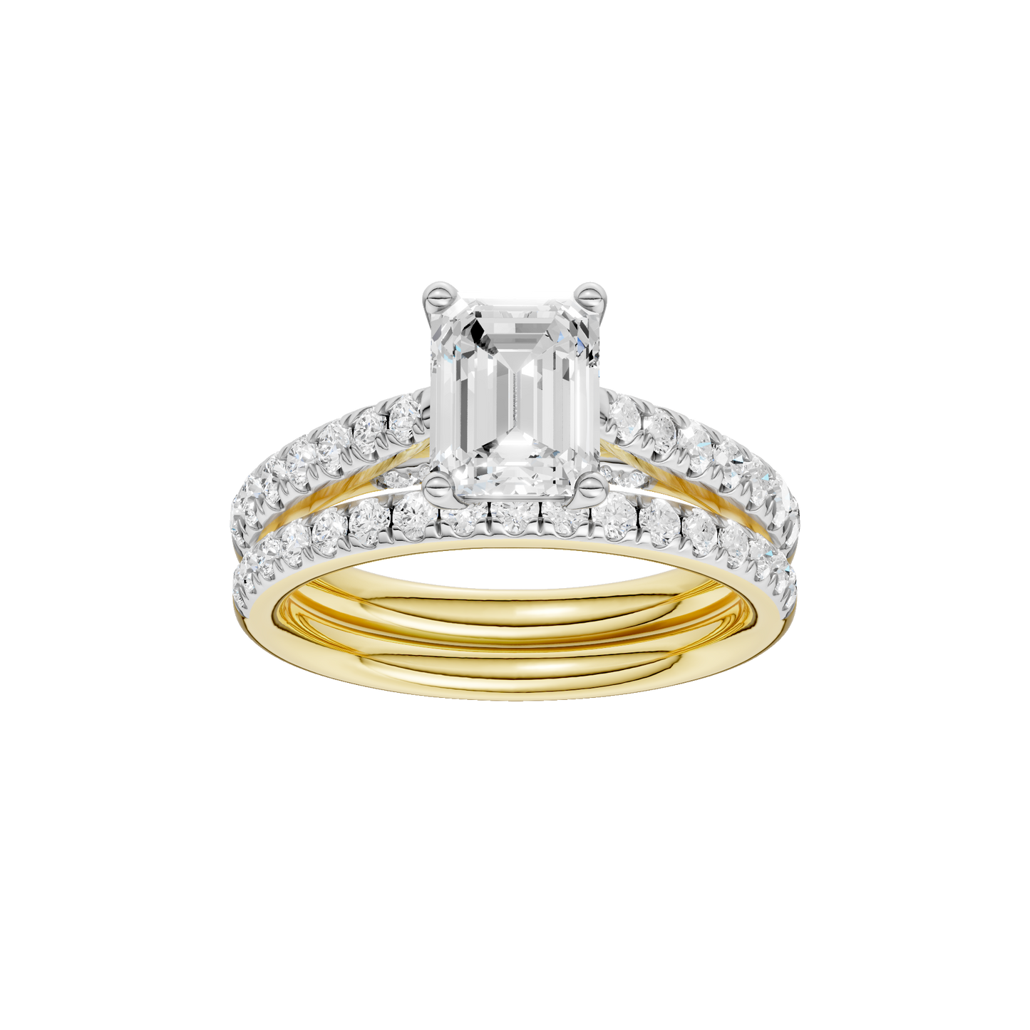 2.33ct Emerald Certified Solitaire Lab Diamond Ring