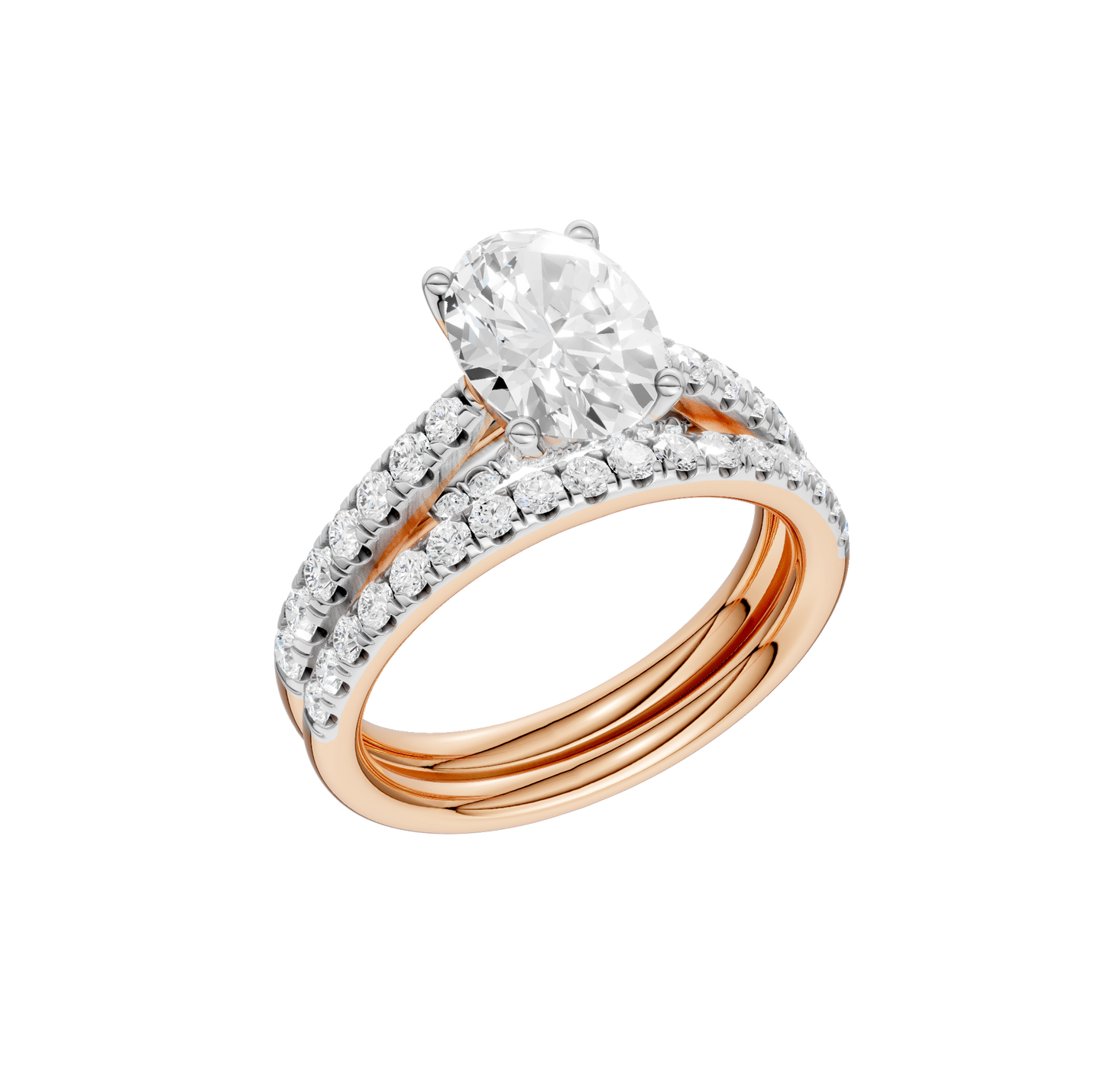 2.33ct Oval Certified Solitaire Lab Diamond Ring