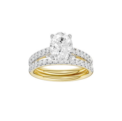 2.33ct Oval Certified Solitaire Lab Diamond Ring