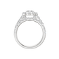 2.34ct Emerald Certified Single Halo Lab Diamond Ring