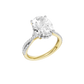 4.33ct Oval Certified Lab Diamond Ring