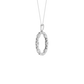 1.25ct Round & Marquise Certified Lab Diamond Pendant