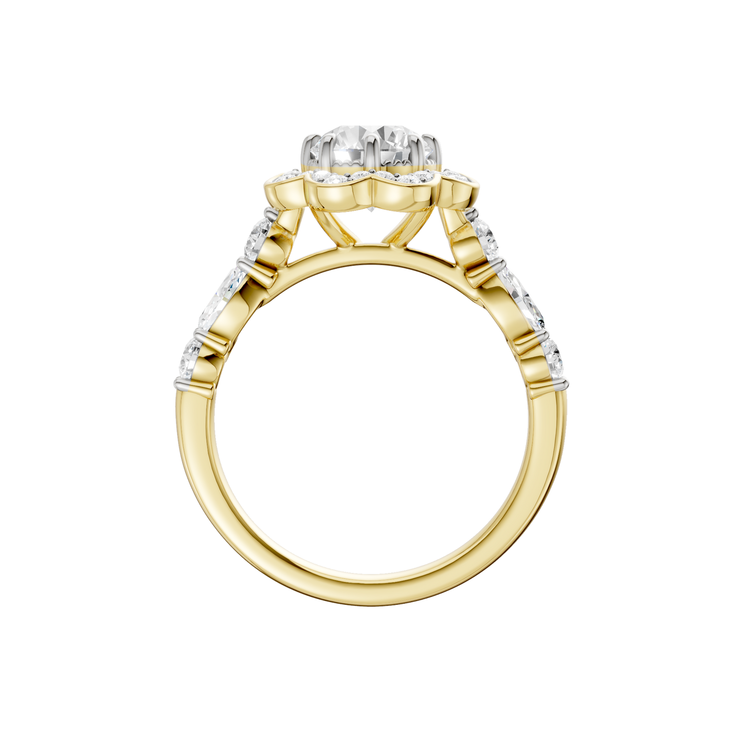 1.60ct Round Certified Lab Diamond Ring