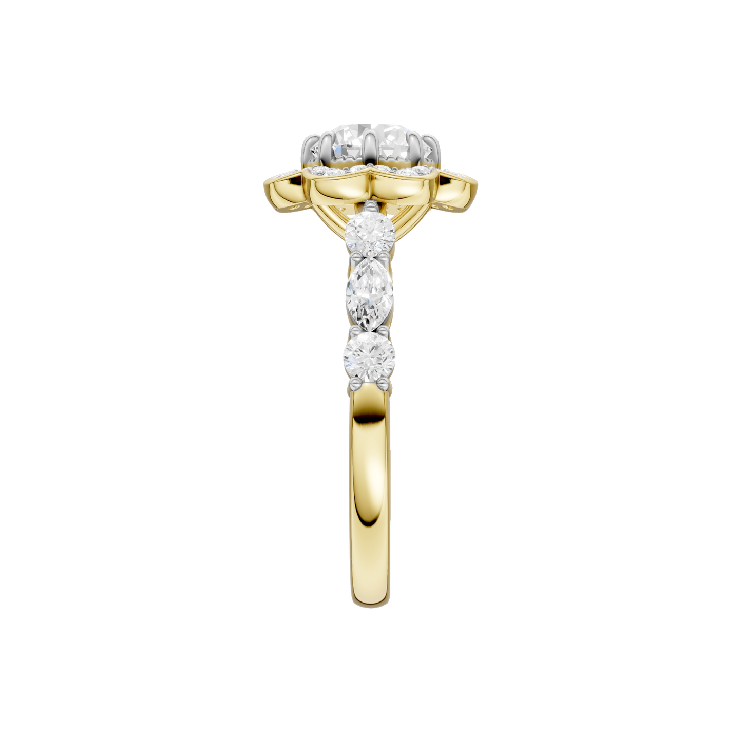 1.60ct Round Certified Lab Diamond Ring