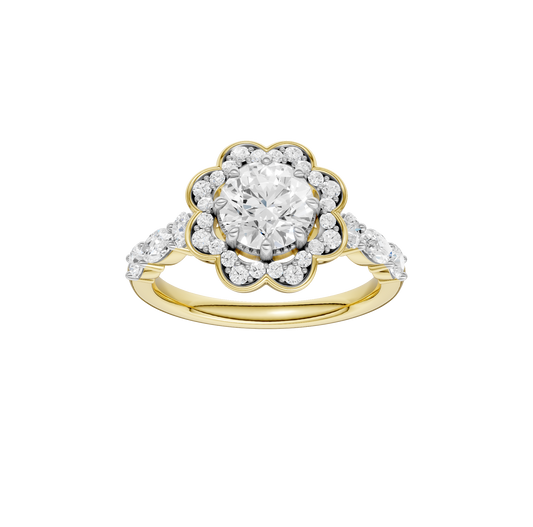 1.60ct Round Certified Lab Diamond Ring