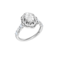 1.60ct Oval Certified Lab Diamond Ring