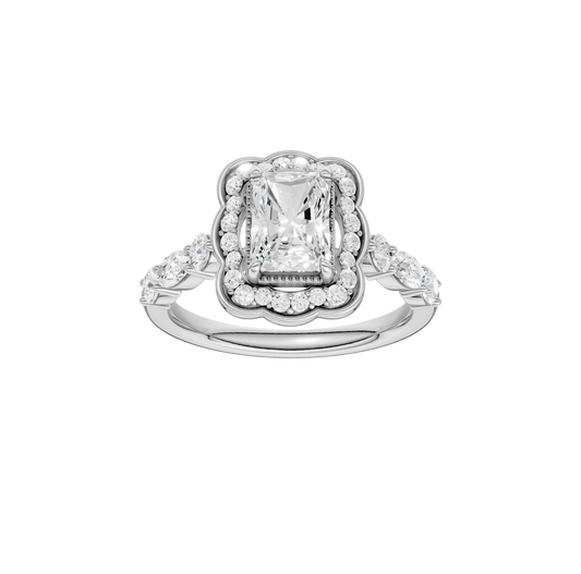 1.60ct Radiant Certified Lab Diamond Ring