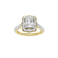 1.60ct Radiant Certified Lab Diamond Ring