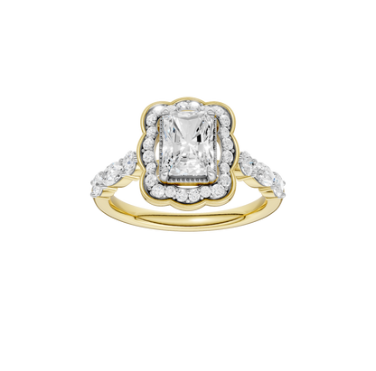 1.60ct Radiant Certified Lab Diamond Ring