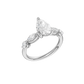 2.10ct Pear Certified Lab Diamond Ring
