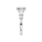 2.10ct Oval Certified Lab Diamond Ring