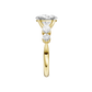 2.10ct Oval Certified Lab Diamond Ring