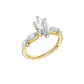 2.10ct Marquise Certified Lab Diamond Ring