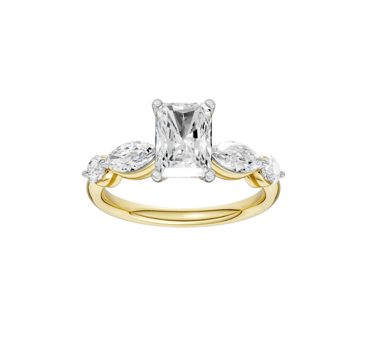 2.10ct Radiant Certified Lab Diamond Ring