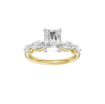 2.10ct Radiant Certified Lab Diamond Ring