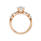 2.10ct Princess Certified Lab Diamond Ring