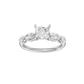 2.10ct Princess Certified Lab Diamond Ring