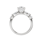2.10ct Princess Certified Lab Diamond Ring