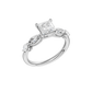 2.10ct Princess Certified Lab Diamond Ring