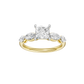 2.10ct Princess Certified Lab Diamond Ring