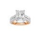 5.50ct Radiant Certified Lab Diamond Ring