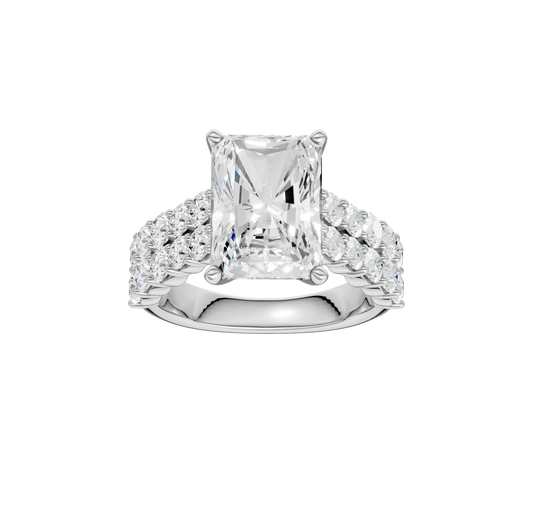 5.50ct Radiant Certified Lab Diamond Ring