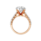 5.50ct Round Certified Lab Diamond Ring