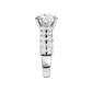 5.50ct Round Certified Lab Diamond Ring