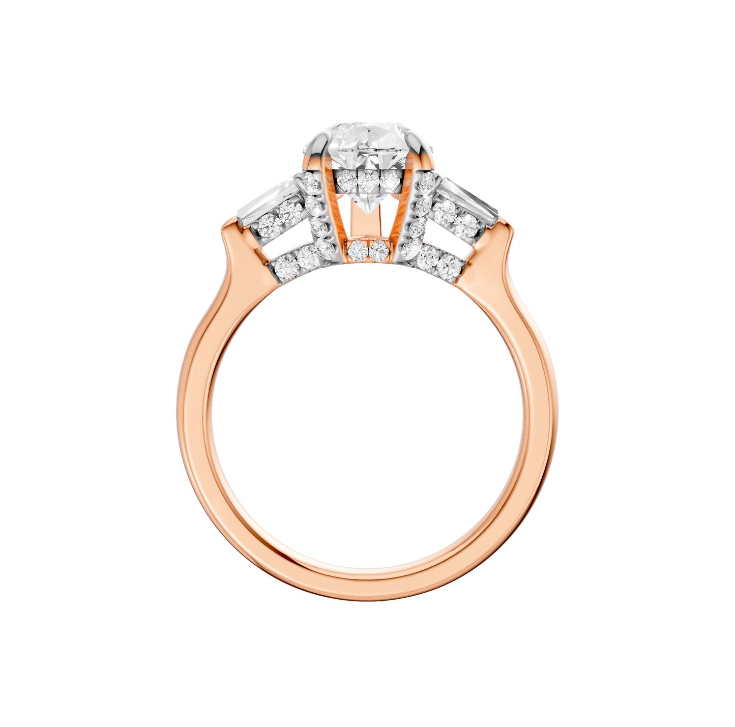 2.00ct Pear Certified Lab Diamond Ring
