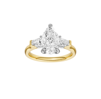 2.00ct Pear Certified Lab Diamond Ring