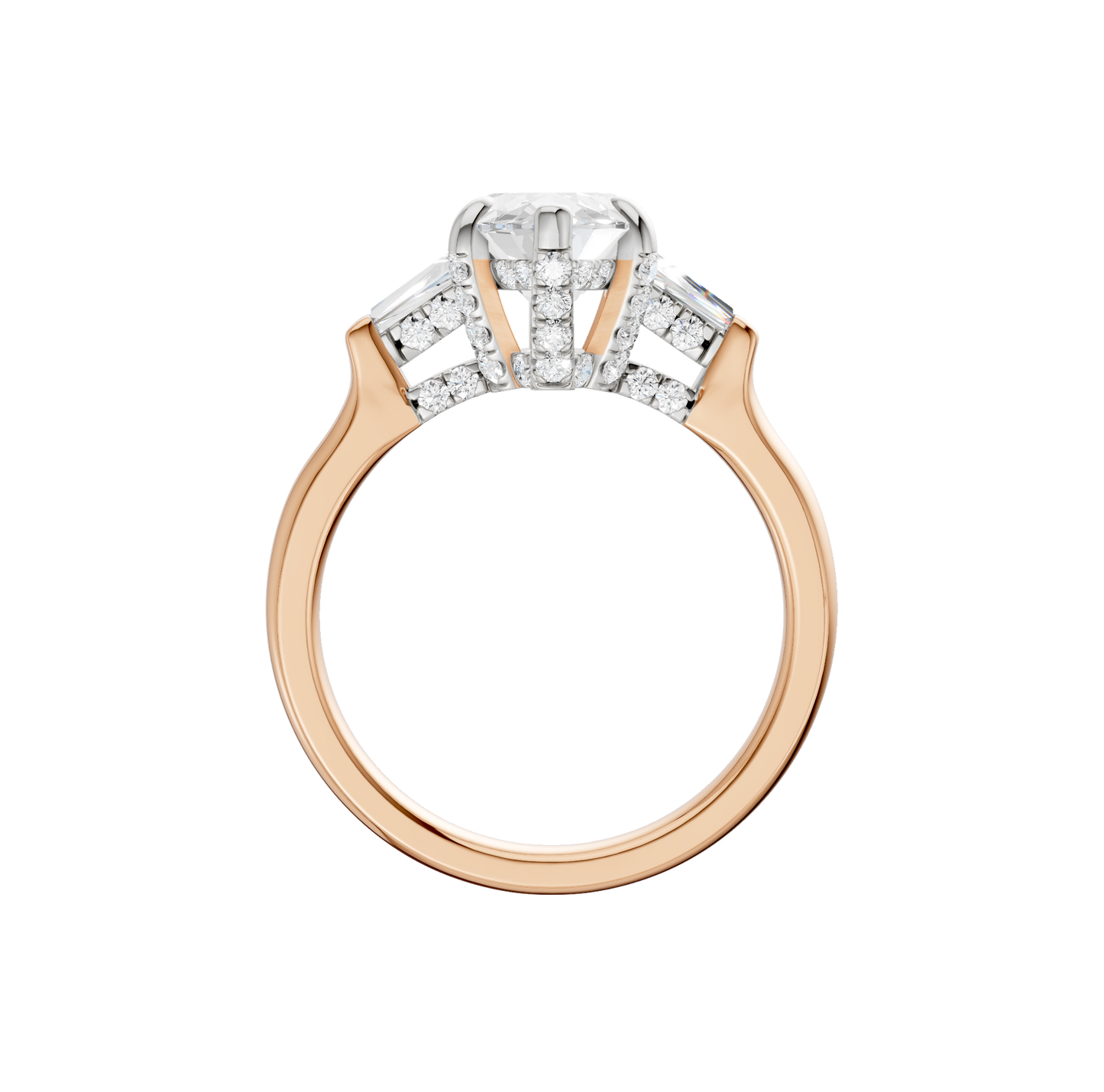 2.00ct Marquise Certified Lab Diamond Ring