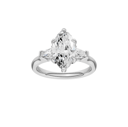 2.00ct Marquise Certified Lab Diamond Ring
