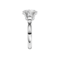 2.50ct Oval Certified Lab Diamond Ring