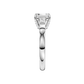 2.50ct Asscher Certified Lab Diamond Ring
