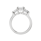 2.50ct Asscher Certified Lab Diamond Ring