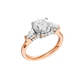 2.50ct Round Certified Lab Diamond Ring