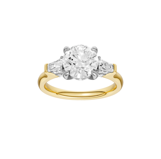 2.50ct Round Certified Lab Diamond Ring