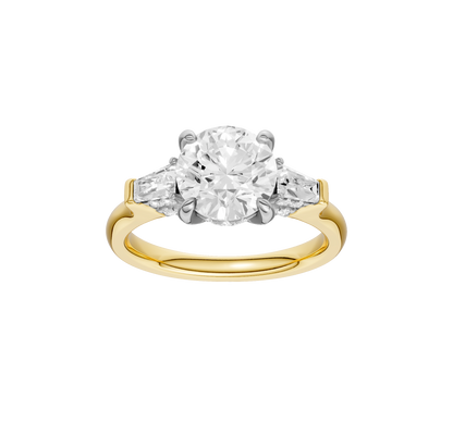 2.50ct Round Certified Lab Diamond Ring