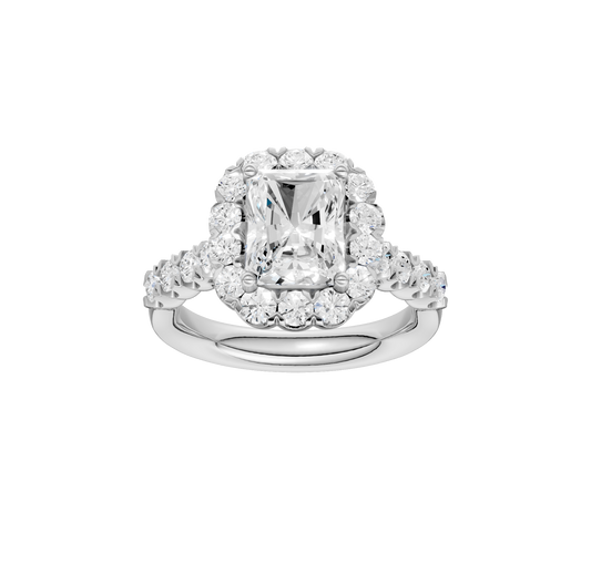 3.02ct Radiant Certified Lab Diamond Ring