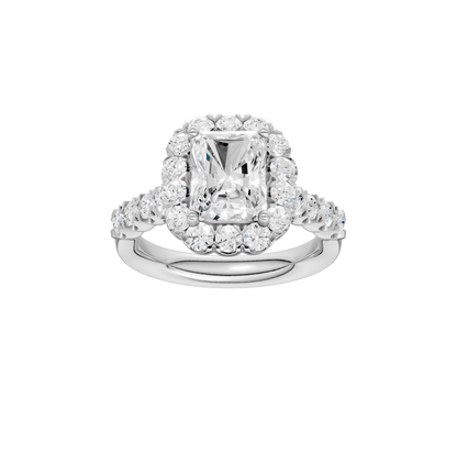3.02ct Radiant Certified Lab Diamond Ring
