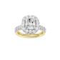 3.02ct Radiant Certified Lab Diamond Ring