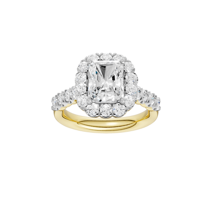 3.02ct Radiant Certified Lab Diamond Ring