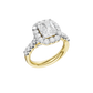 3.02ct Radiant Certified Lab Diamond Ring