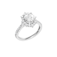 2.00ct Oval Certified Lab Diamond Ring