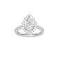2.05ct Pear Certified Lab Diamond Ring