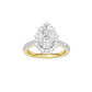 2.05ct Pear Certified Lab Diamond Ring
